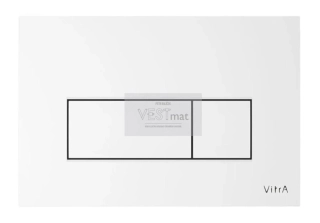 Ovládací tlačítko VitrA Root Square plast bílá lesk
