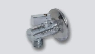 1/2" x 1/2" kulový rohový ventil s filtrem, bez matky