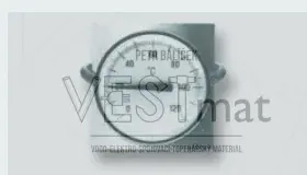 Příložný teploměr na potrubí s pružinou, D = 63 mm, 0 - 120°C