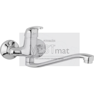 Nástěnná dřezová a umyvadlová baterie SLIM, rozteč 100 mm, S ramínko 250 mm