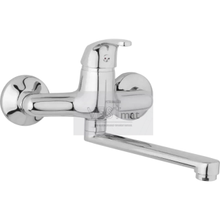 Nástěnná dřezová a umyvadlová baterie SLIM, rozteč 150 mm, ramínko 200 mm