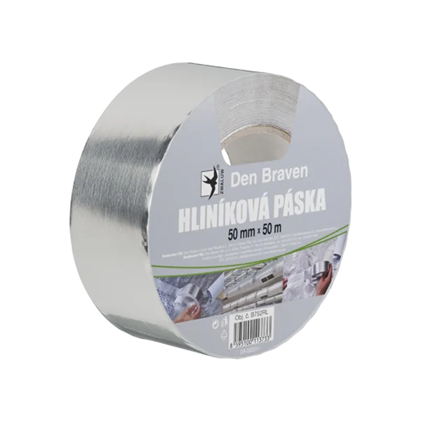 Hliníková páska 50mmx50m stříbrná